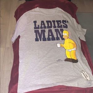 Homer Simpson T-shirt large new